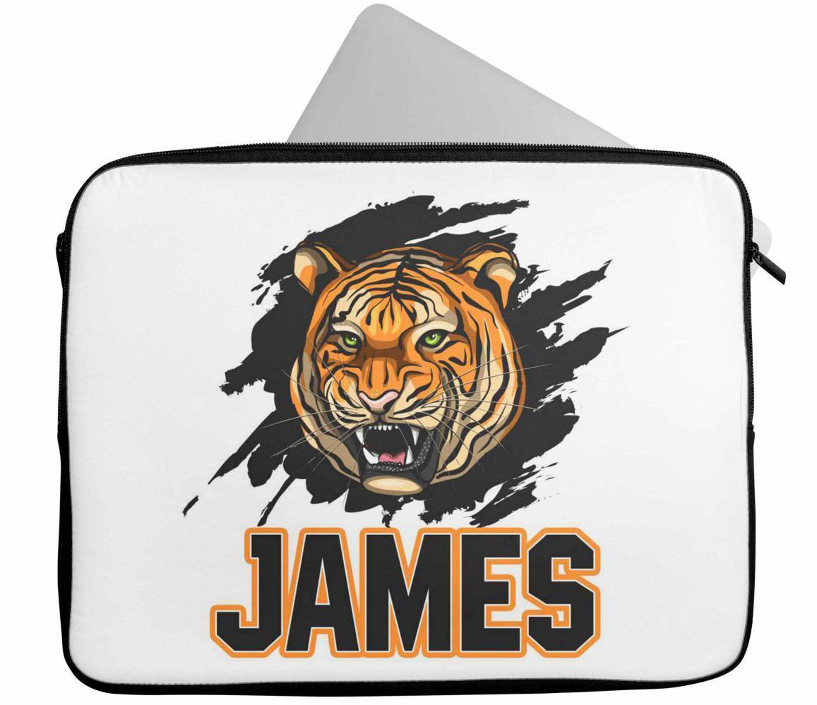 Personalised Any Name Animal Design Laptop Case Sleeve Tablet Bag 76