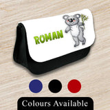 Personalised Pencil Case Animal Girls Boys Stationary Kids School Bag 8