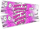 Personalised Birthday Banners Generic Design Children Kids Party Decoration 212