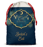 Personalised Eid Sack Bag Boy Girl eid Gift idea Stocking Bag 5