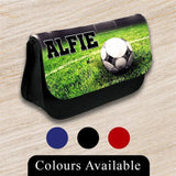 Personalised Pencil Case Football Girls Boys Stationary Kids School Bag 30