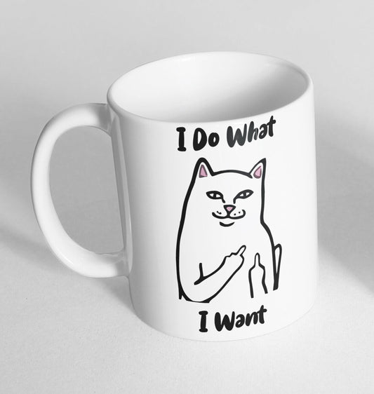 I Do What I Want Design Printed Cup Ceramic Novelty Mug Funny Gift Coffee Tea