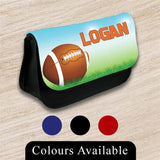 Personalised Pencil Case Football Girls Boys Stationary Kids School Bag 30