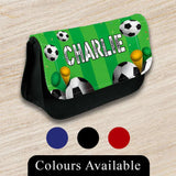 Personalised Pencil Case Football Girls Boys Stationary Kids School Bag 5