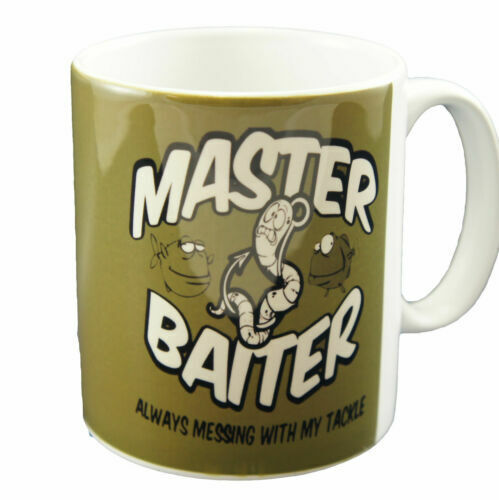 Master Baiter Mug - Funny Fishing Angling Carp Sea Fly Coarse Match Gift Cup