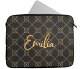 Personalised Any Name Patterned Design Laptop Case Sleeve Tablet Bag 26