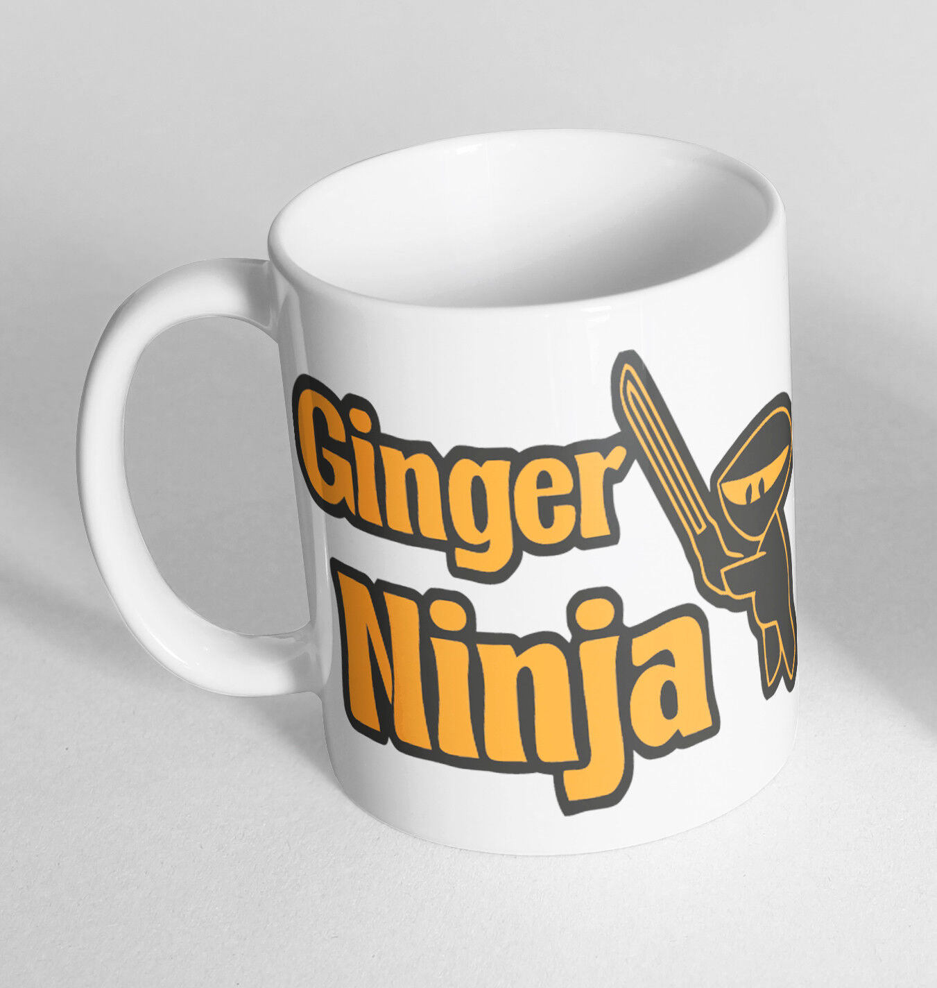 Ginger Ninja Cup Ceramic Novelty Mug Funny Gift Tea Coffee
