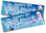 Personalised Birthday Banners Princess  Design Children Kid Party Decoration 62