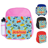 Personalised Kids Backpack Any Name Generic Design Boys Girls kid School Bag 65