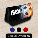 Personalised Pencil Case Football Girls Boys Stationary Kids School Bag 29