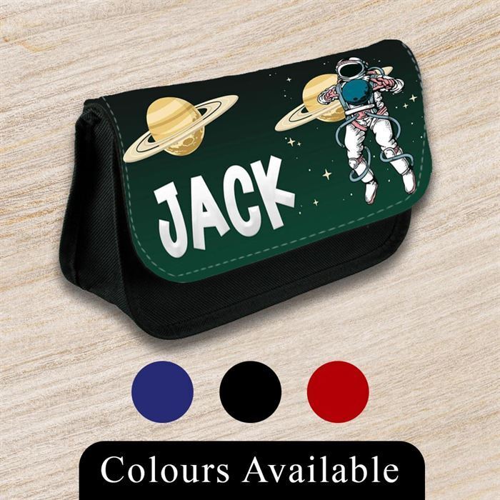 Personalised Pencil Case Generic Girls Boys Stationary Kids School Bag 46