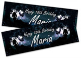 Personalised Birthday Banners Generic Design Children Kids Party Decoration 50