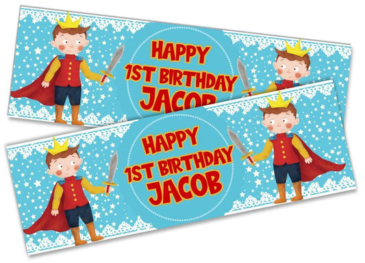 Personalised Birthday Banners Generic Design Children Kids Party Decoration 118
