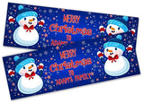 Personalised Banner Christmas Design Party Decoration 19