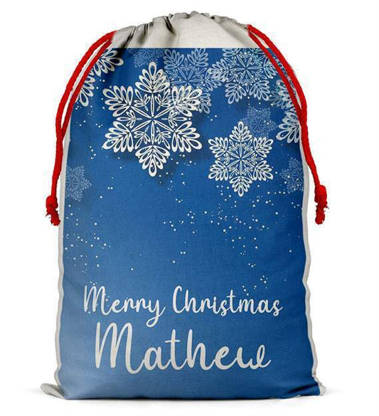 Personalised Christmas Sack Santa Bag Xmas Boy Girl Gift Stocking Bag 4