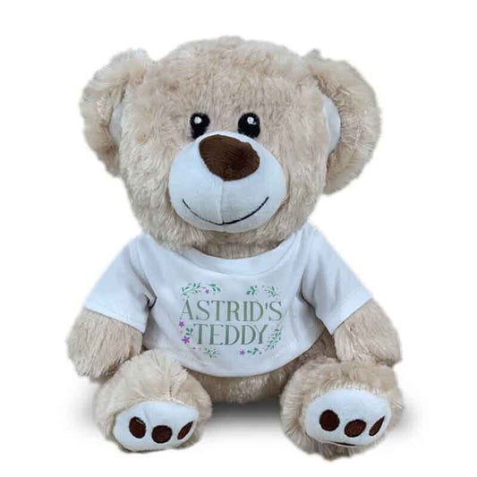 Personalised Teddy Bear Printed Soft Toy Baby Birthday Gift Christening 2