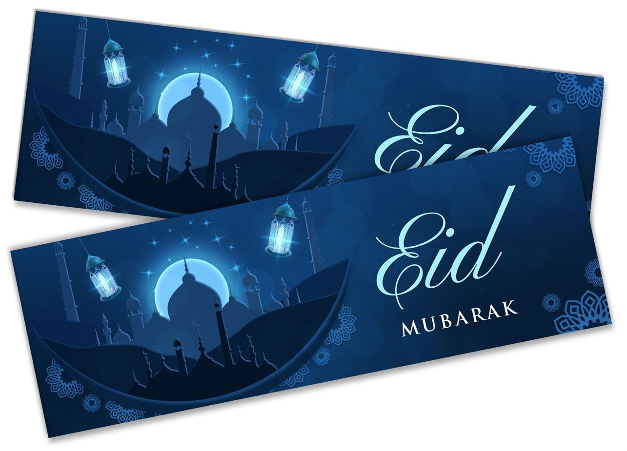 Eid Mubarak Banners Children Kids Adults Party Decoration idea 265