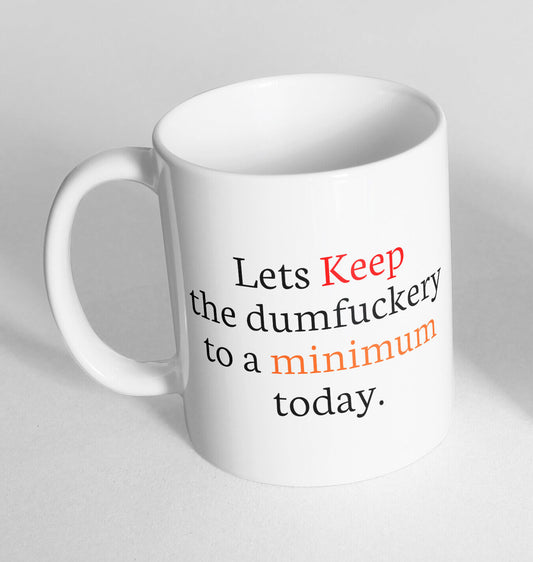 Lets keep the Printed Cup Ceramic Novelty Mug Funny Gift Coffee Tea 133