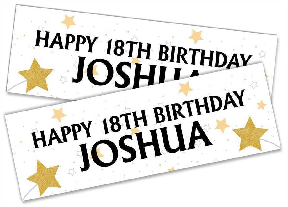 Personalised Birthday Banners Generic Design Children Kids Party Decoration 49