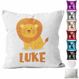 Personalised Cushion Animal Sequin Cushion Pillow Printed Birthday Gift 105