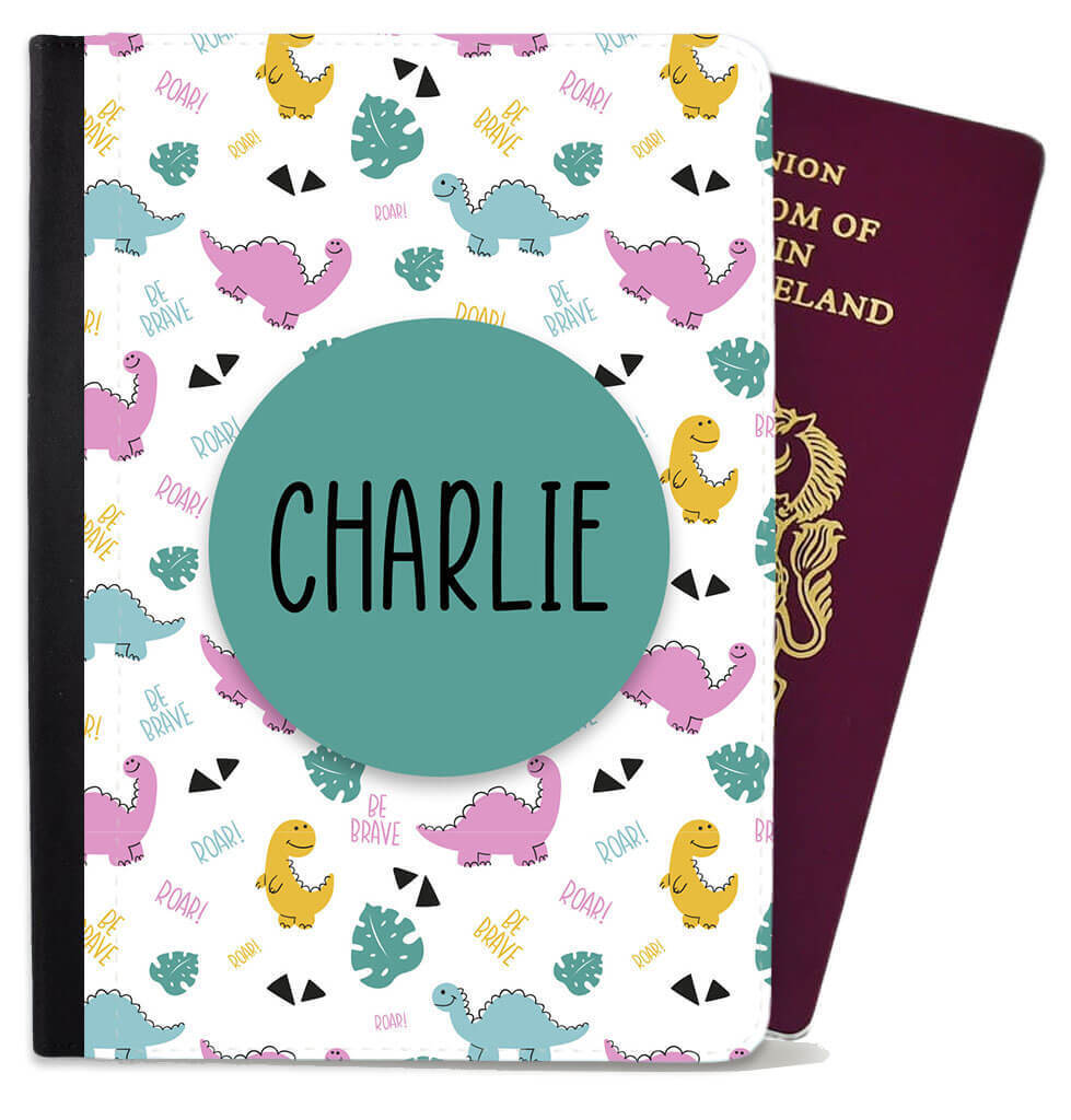 Personalised Animal Pattern Passport Cover Holder Any Name Holiday Accessory 4