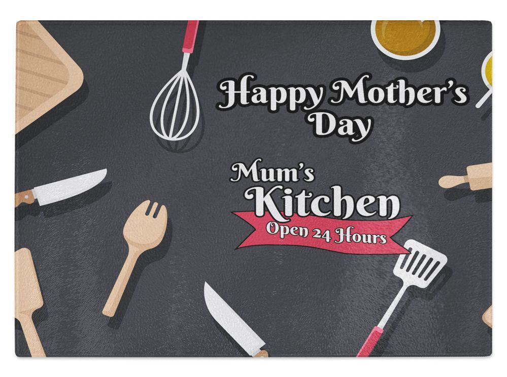 Mothers Day Kitchen Glass Chopping Board Item Gift 1