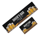 Personalised Any Text Beer Mat Label Bar Runner Ideal Home Pub Cafe Occasion 25