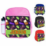 Personalised Kids Backpack Any Name Gaming Boys Girls Children School Bag 8