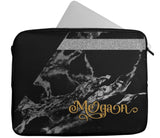 Personalised Any Name Marble Design Laptop Case Sleeve Tablet Bag 98