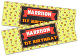 Personalised Birthday Banners Generic Design Children Kids Party Decoration 251