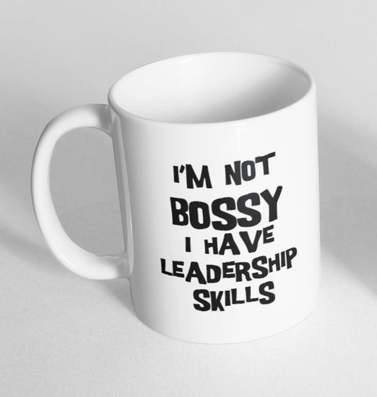 I'M Not bossy Printed Cup Ceramic Novelty Mug Funny Gift Coffee Tea 18