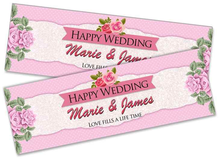 Personalised Wedding Banner Adult Party Celebration Marriage 239