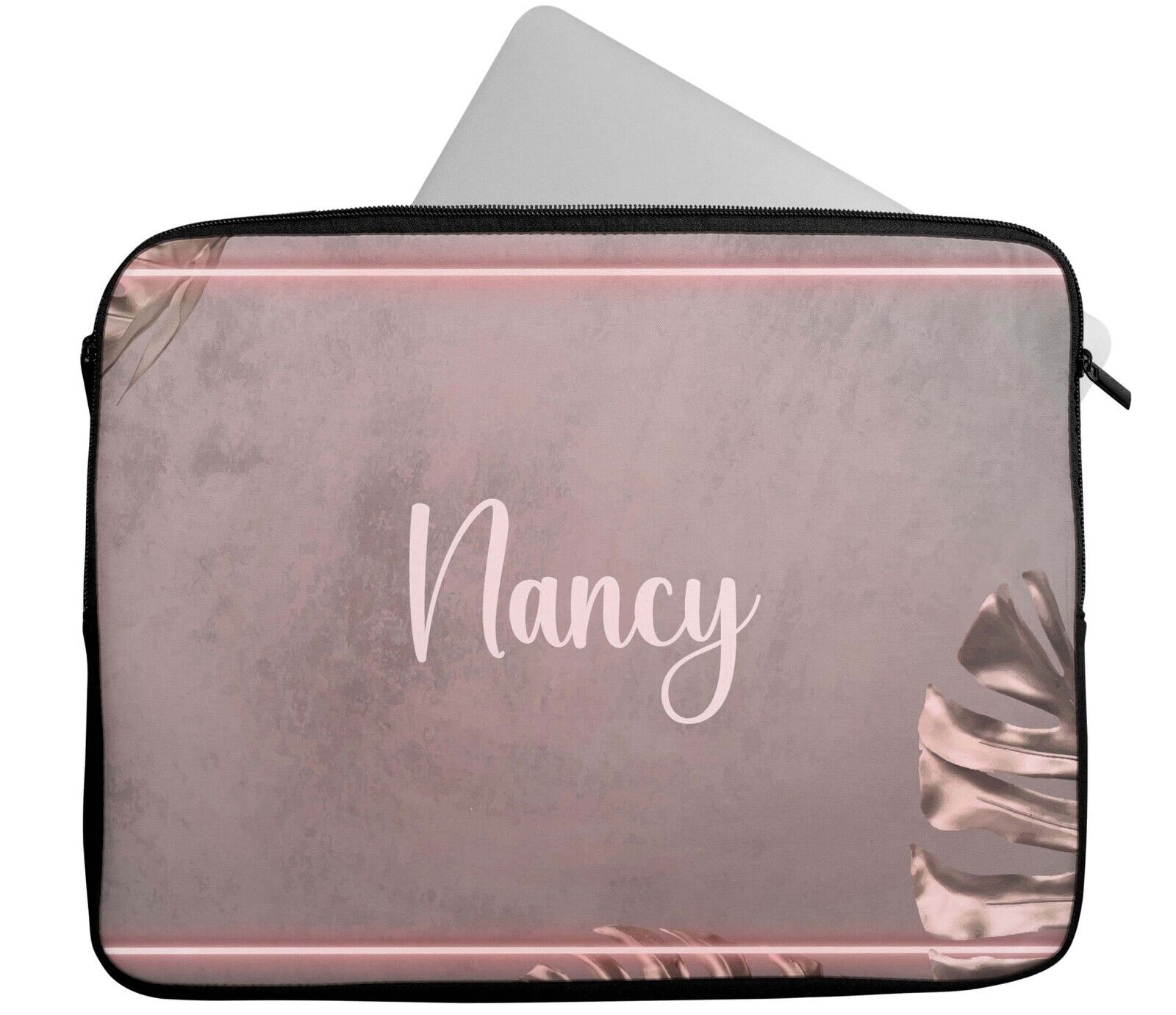 Personalised Any Name Patterned Design Laptop Case Sleeve Tablet Bag 12