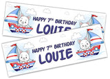 Personalised Birthday Banners Generic Design Children Kids Party Decoration 203