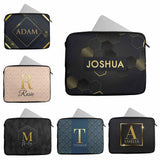 Personalised Any Name Abstract Design Laptop Case Sleeve Tablet Bag 85