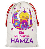 Personalised Eid Sack Bag Boy Girl eid Gift idea Stocking Bag 10