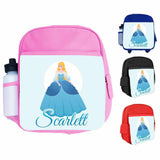 Personalised Kids Backpack Any Name Princess Design Boys Girls kid School Bag 33