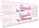 Personalised Birthday Banners Generic Design Children Kids Party Decoration 251