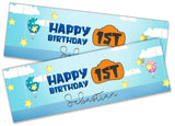 Personalised Birthday Banners Generic Design Children Kids Party Decoration 251