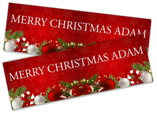 Personalised Banner Christmas Design Party Decoration 9