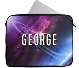 Personalised Any Name Space Design Laptop Case Sleeve Tablet Bag 49