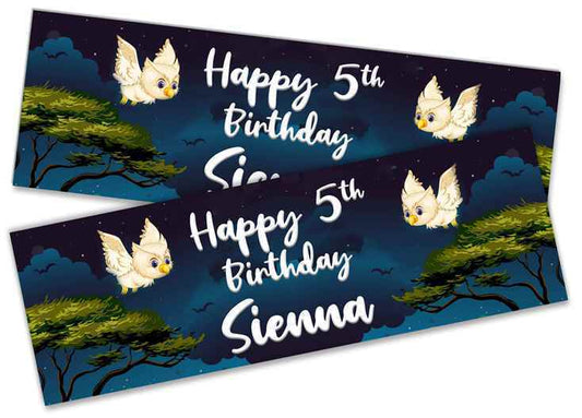 Personalised Birthday Banners Generic Design Children Kids Party Decoration 207