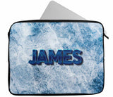 Personalised Any Name Marble Design Laptop Case Sleeve Tablet Bag 70