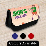 Personalised Pencil Case Generic Girls Boys Stationary Kids School Bag 35