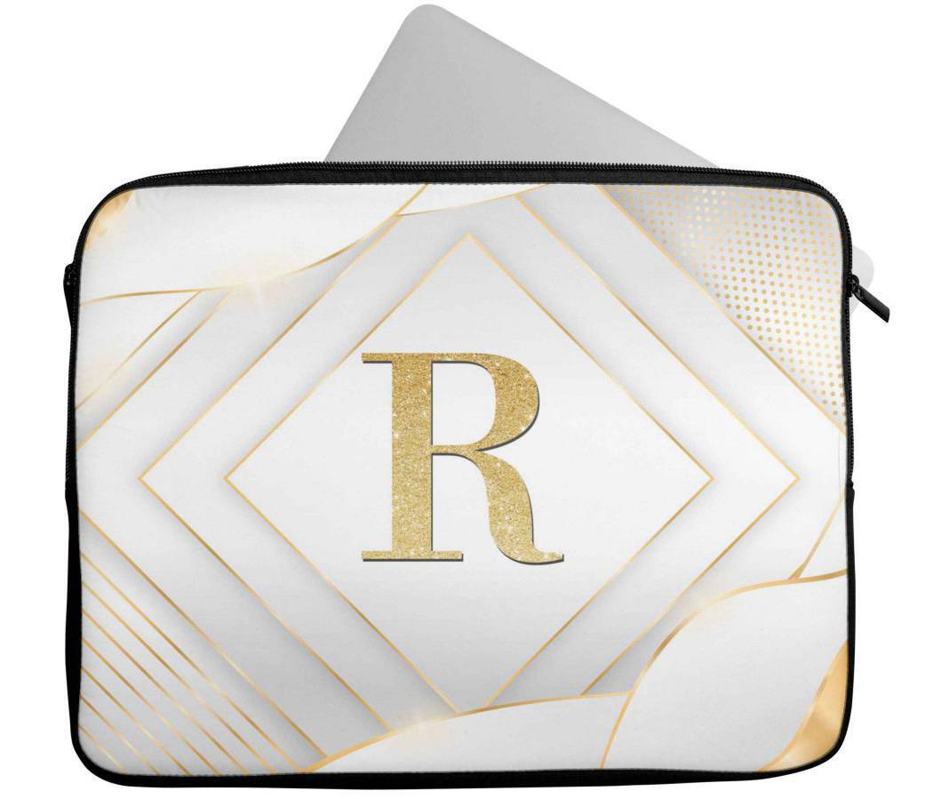 Personalised Any Name Abstract Design Laptop Case Sleeve Tablet Bag 83