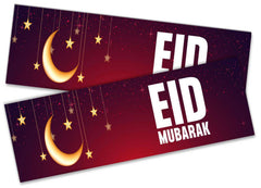 Eid Mubarak Banners Children Kids Adults Party Decoration idea 261