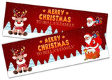 Personalised Banner Christmas Design Party Decoration 19
