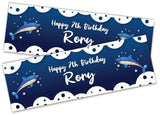 Personalised Birthday Banners Generic Design Children Kids Party Decoration 200