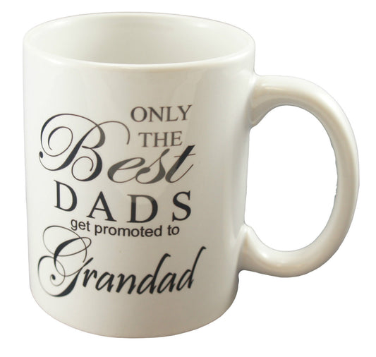 ONLY THE BEST DADS GET PROMOTED TO GRANDAD Coffee Tea Mugs Mug Cup Gift Present