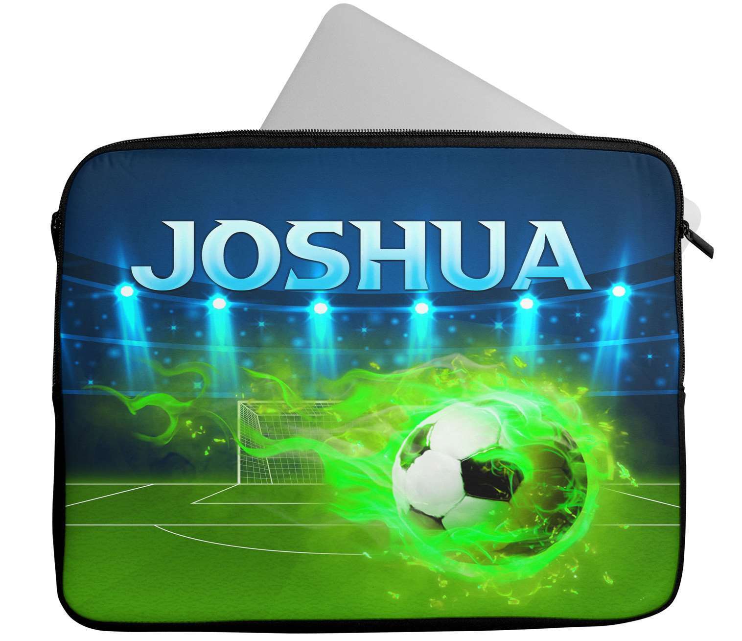 Personalised Any Name Football Design Laptop Case Sleeve Tablet Bag 23